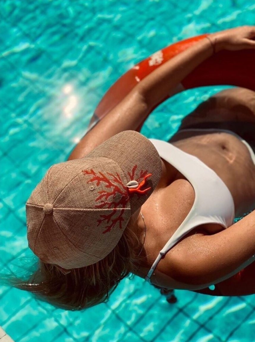 “Coral” baseball cap