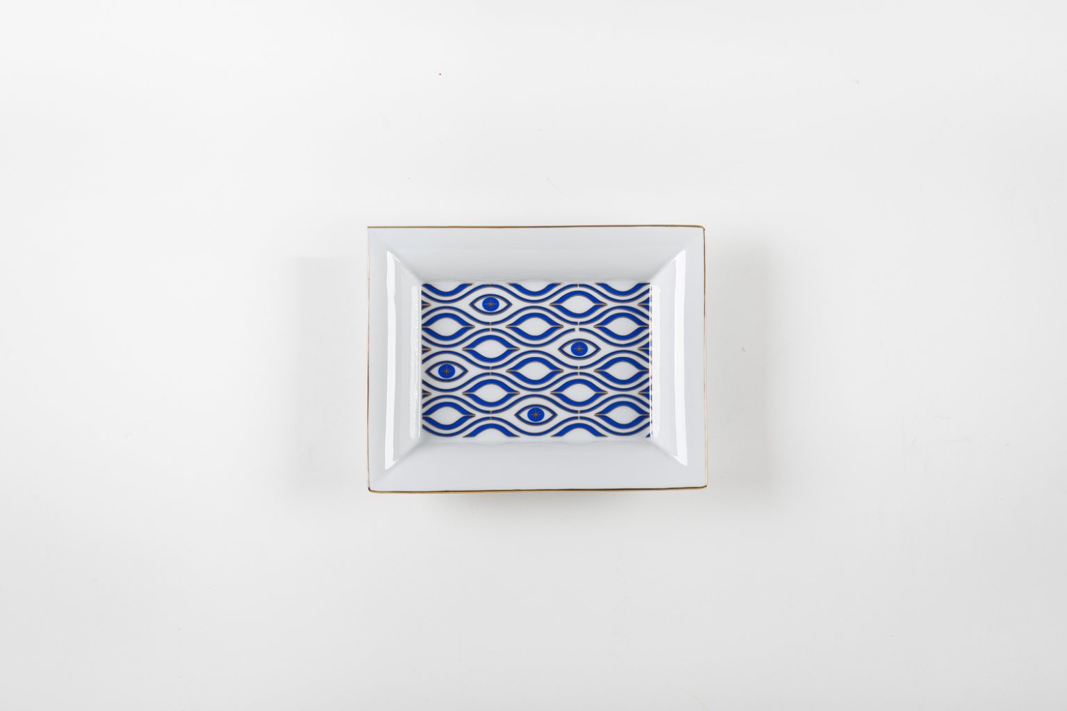 Vide-poche en porcelaine avec des petits yeux