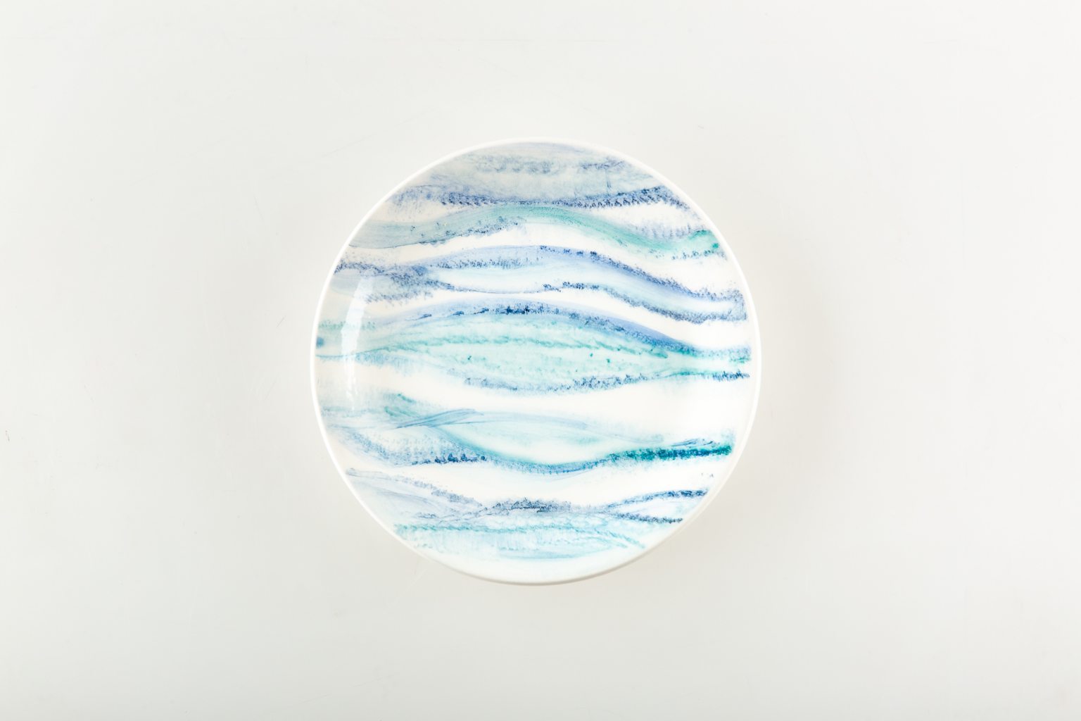 Salad plate "Waves"