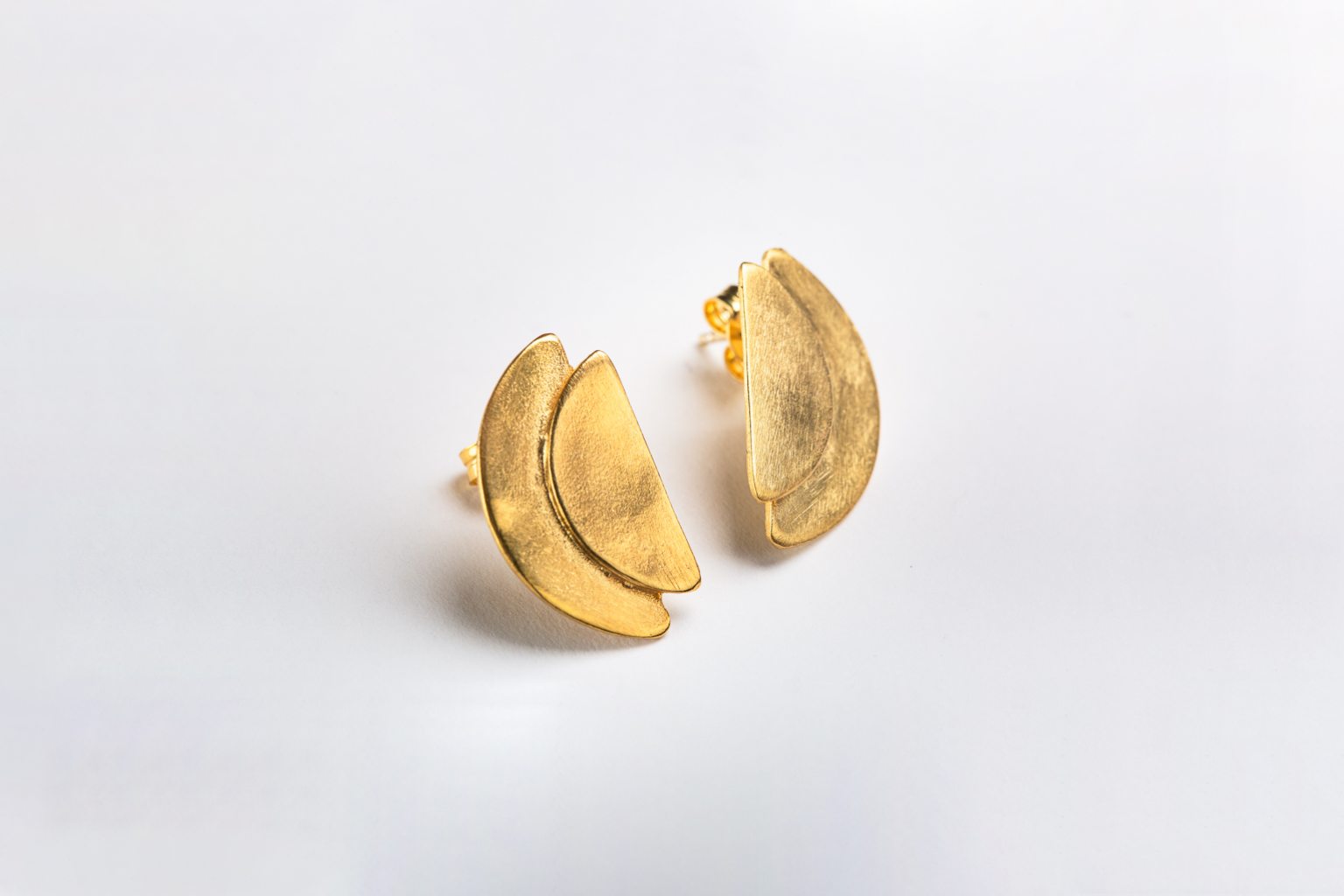 Gold-plated earrings