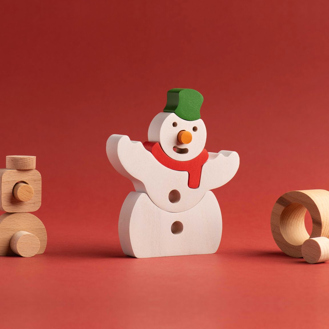 Small stacking toy: "Snowman"
