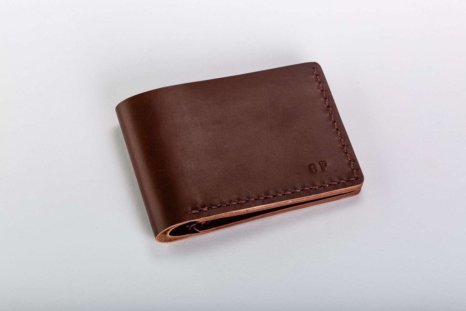 Brown wallet, cardholder & key-chain